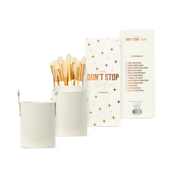 12 Pc BeBella Don't Stop Sleighin Makeup Brush Set NIB Gift 🎁 - Picture 1 of 2